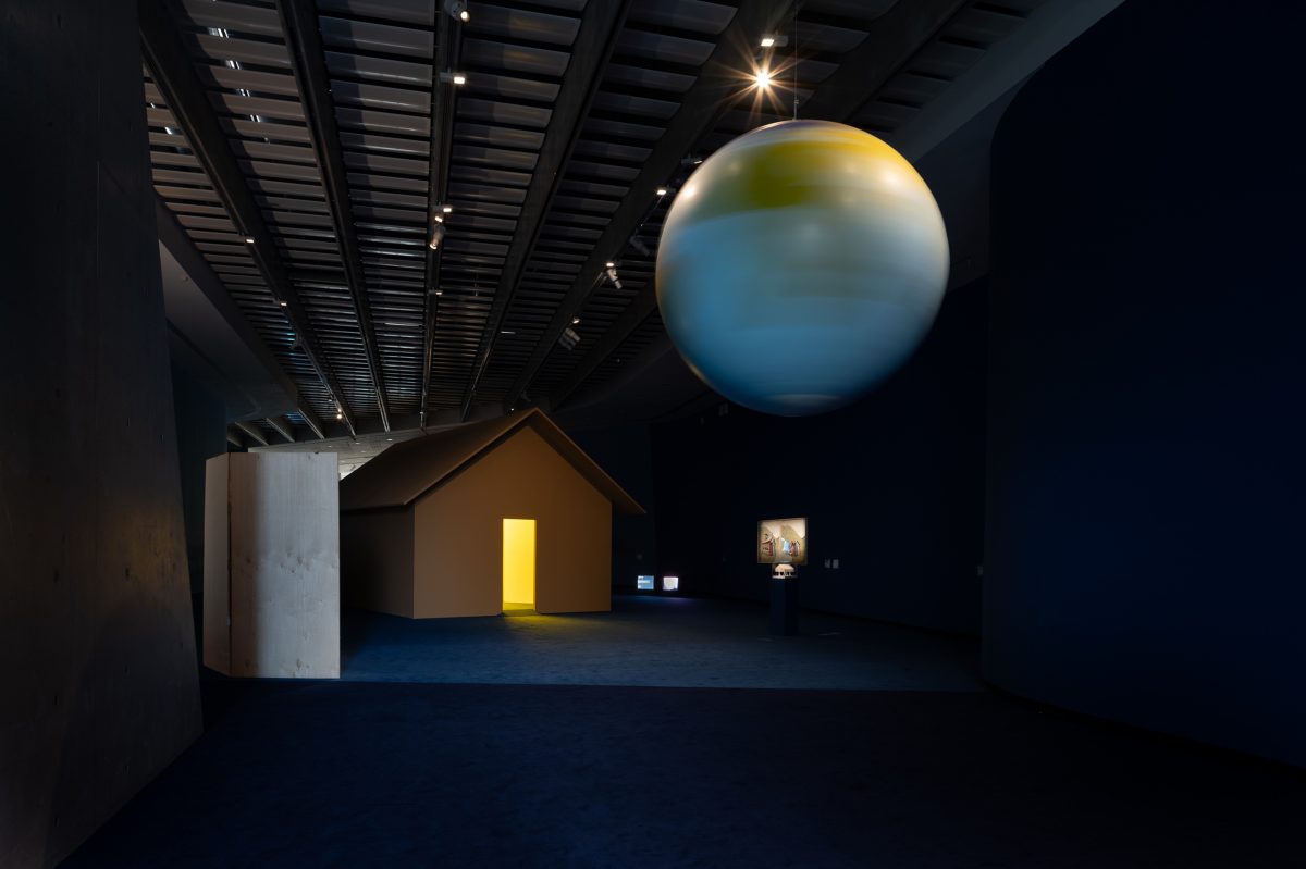 The Large Glass Installation view Ph Vincenzo Labellarte Courtesy Fondazione MAXXI